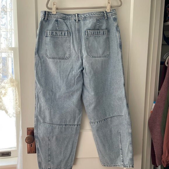 LOFT High Rise Barrel Jeans - Picture 3 of 6